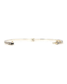 Adam 2.5mm Sterling Silver "All Around Diamond" Bangle-Jewelry-Rene Escobar-Mercantile Portland