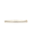 Adam 2.5mm Sterling Silver "All Around Diamond" Bangle-Jewelry-Rene Escobar-Mercantile Portland