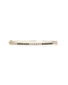 Adam 2.5mm Sterling Silver Black and White Diamond Bangle-Jewelry-Rene Escobar-Mercantile Portland