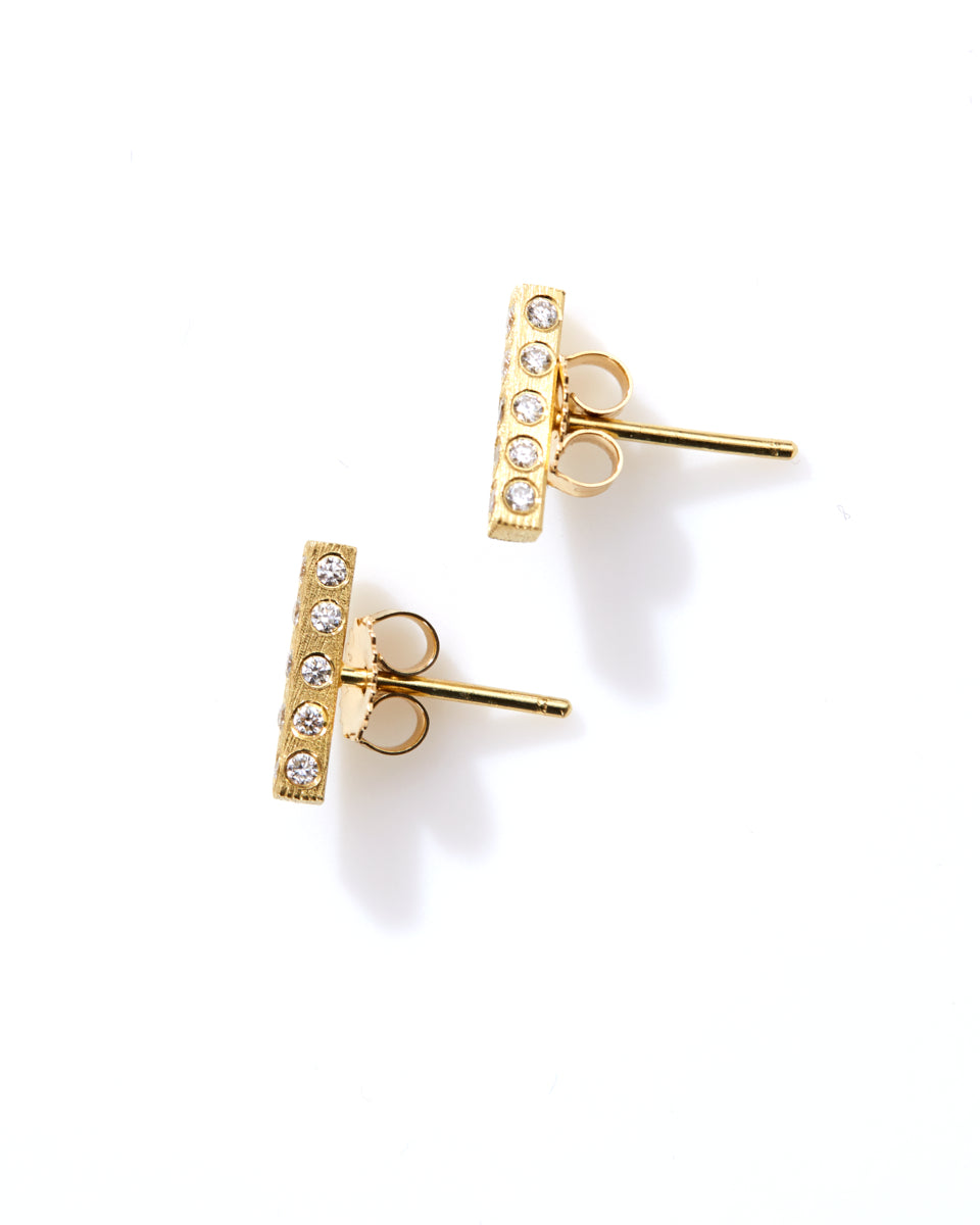 Adam Lux Bar Stud Earring-Jewelry-Rene Escobar-OS-Mercantile Portland