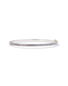 Adam Medium Sterling Silver Bangle Bracelet-Accessories-Rene Escobar-M-Mercantile Portland