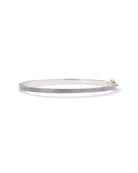 Adam Medium Sterling Silver Bangle Bracelet-Jewelry-Rene Escobar-M-Mercantile Portland