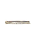 Adam Plus 4mm White Gold Salt & Pepper Diamond Bangle-Jewelry-Rene Escobar-Mercantile Portland