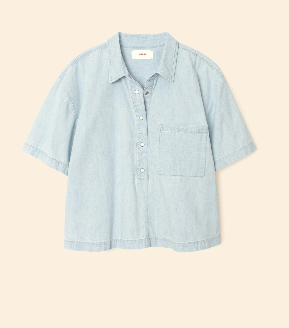 Adler Shirt-Clothing-Xirena-Air Blue-XS-Mercantile Portland