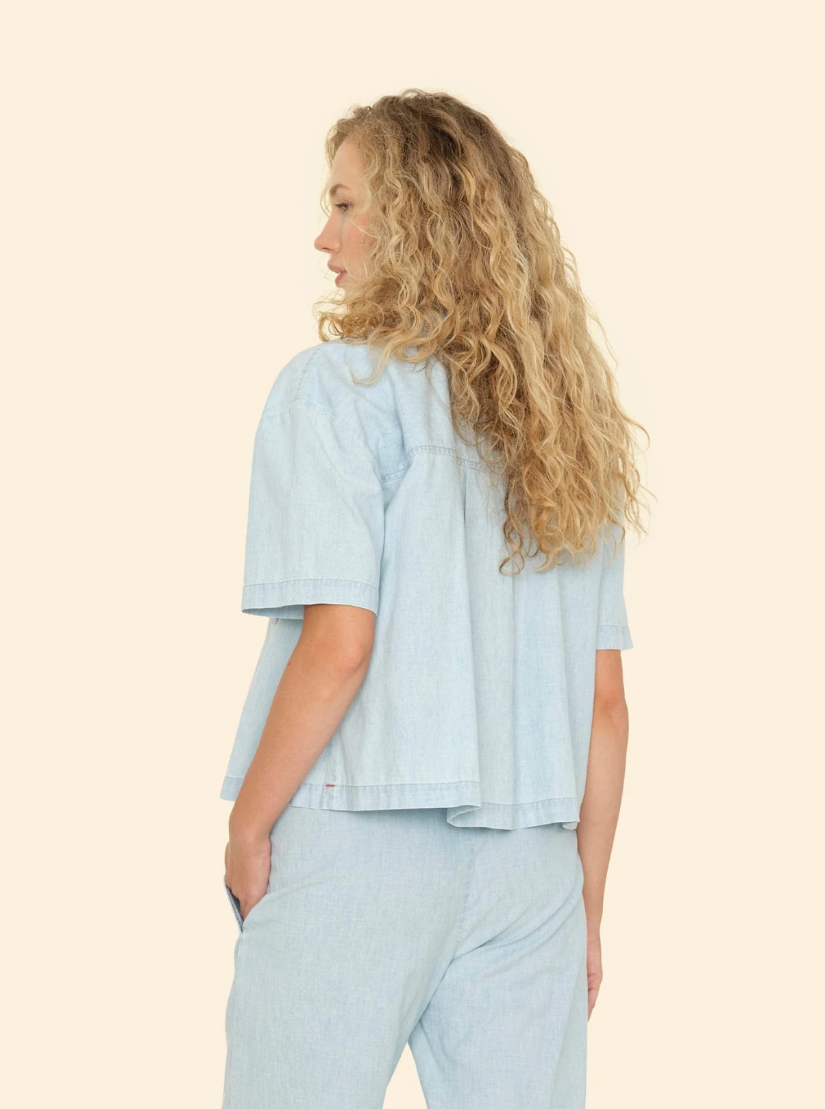 Adler Shirt-Clothing-Xirena-Air Blue-XS-Mercantile Portland