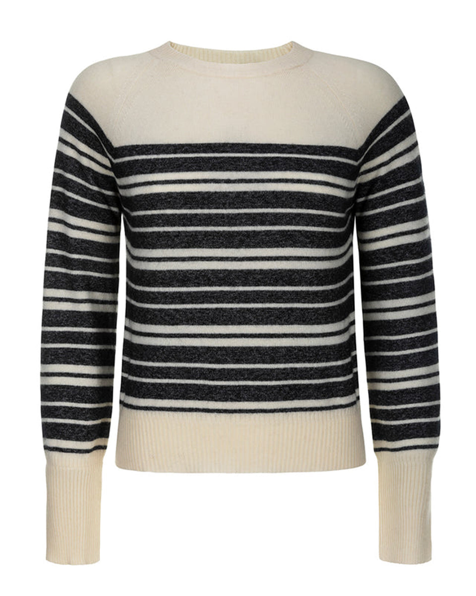Agatha Sweater-Sweaters-Antonia Zander-Black/White-XS-Mercantile Portland