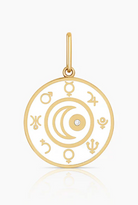 Alchemy White Enamel Charm Necklace-Jewelry-Thatch-Gold-OS-Mercantile Portland