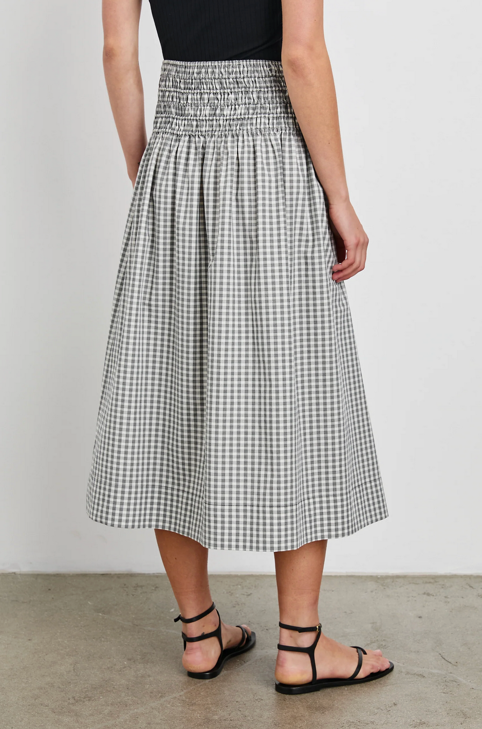Alessa Skirt-Clothing-Rails-Ivory Jet-XS-Mercantile Portland