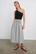 Alessa Skirt-Clothing-Rails-Ivory Jet-XS-Mercantile Portland