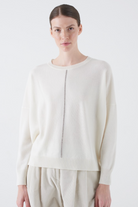 Alfred-Sweaters-Amina Rubinacci-White-38-Mercantile Portland