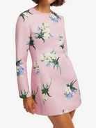 Aliza Long Sleeve Mini Dress-Dresses-LEO LIN-Blush Pink-0-Mercantile Portland