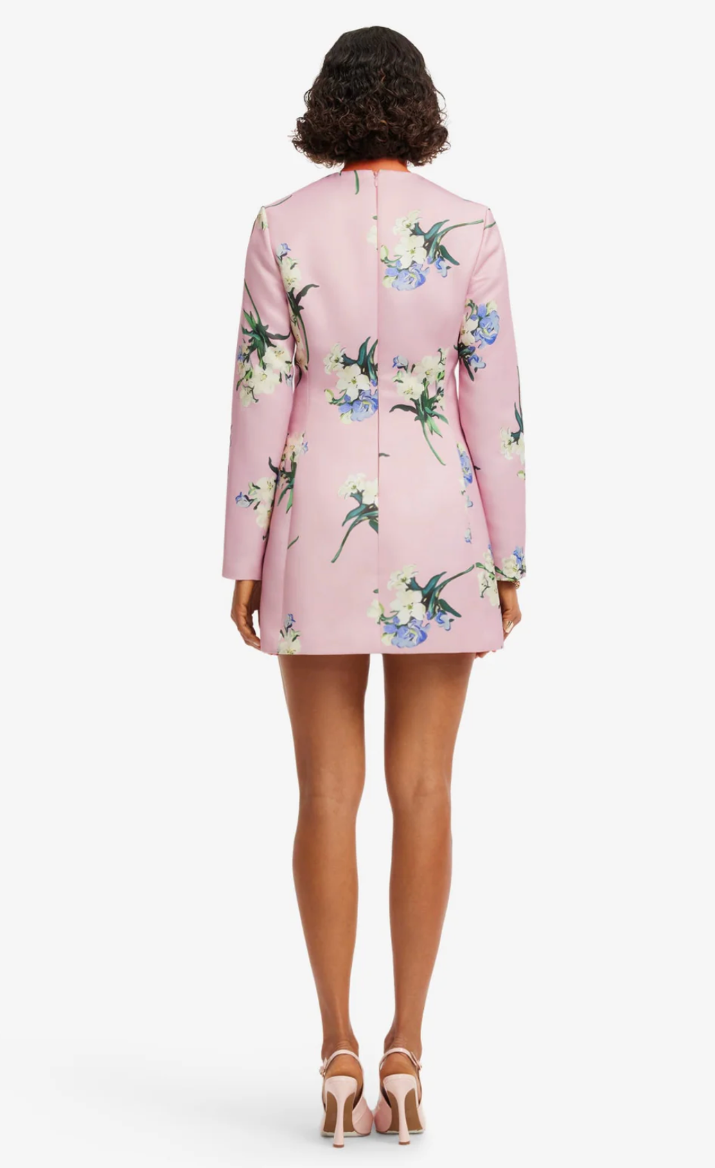 Aliza Long Sleeve Mini Dress-Dresses-LEO LIN-Blush Pink-0-Mercantile Portland