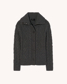 Allegra Cardigan-Clothing-Nili Lotan-Dark Grey Melange-XS-Mercantile Portland