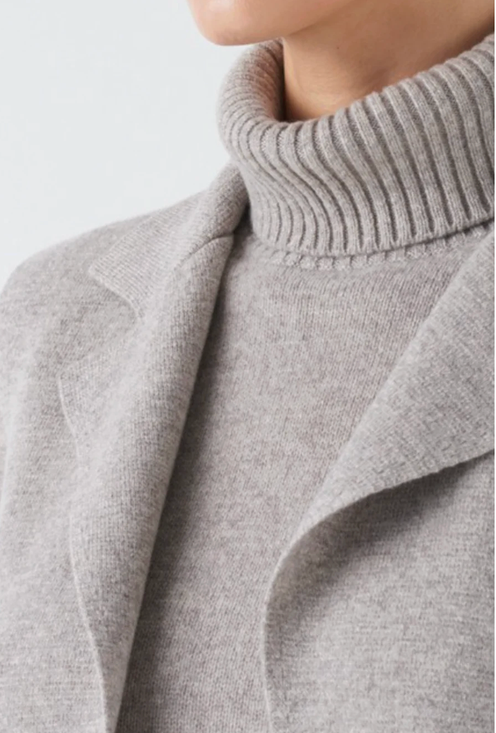 Allen Sleeveless Anorak-Sweaters-Amina Rubinacci-Taupe-38-Mercantile Portland