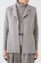 Allen Sleeveless Anorak-Sweaters-Amina Rubinacci-Taupe-38-Mercantile Portland
