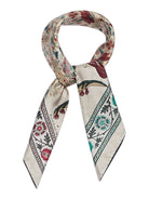 Aloeuw Bandana Silk Scarf in White Multi-Accessories-Pierre-Louis Mascia-White Multi-OS-Mercantile Portland
