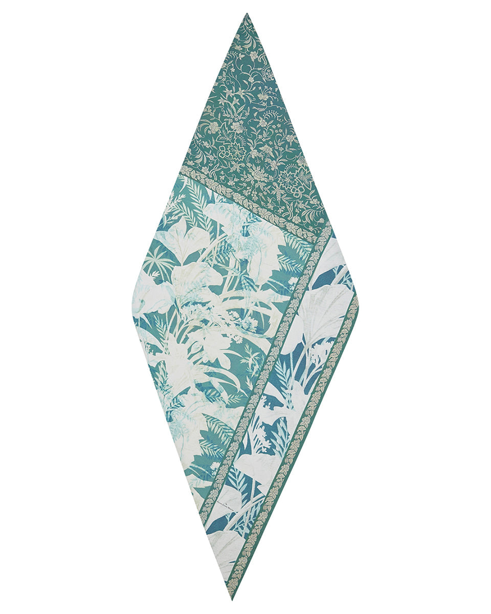 Aloeuw Print Scarf – Green-Scarves-Pierre-Louis Mascia-Green-OS-Mercantile Portland