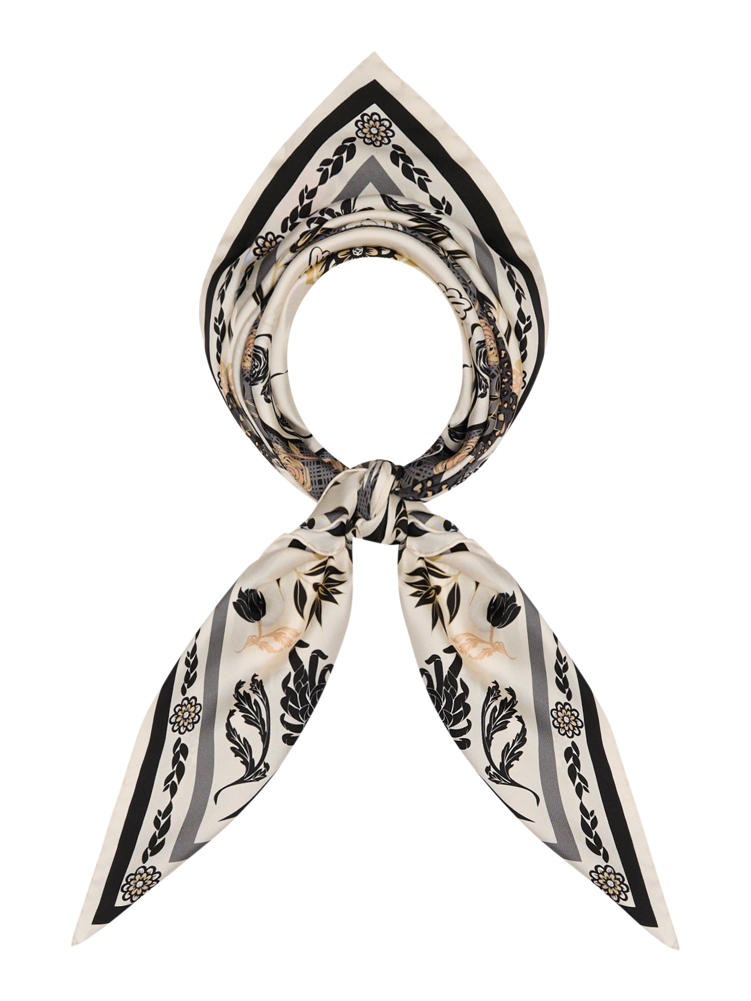 Aloeuw Scarf-Accessories-Franco Ferrari-Black & White Leopard-OS-Mercantile Portland