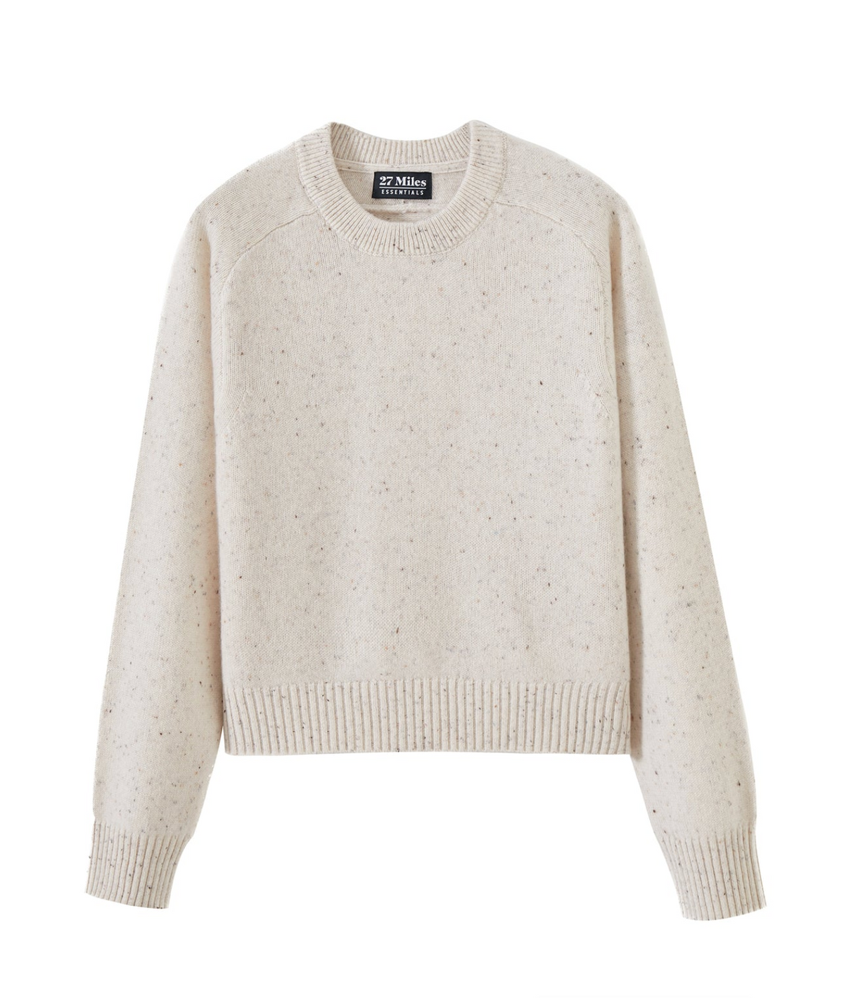 Alyson Cropped Crew in Cocount-Sweaters-27 Miles-Coconut-XS-Mercantile Portland