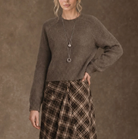 Alyson Cropped Crew in Root-Sweaters-27 Miles-Root-XS-Mercantile Portland