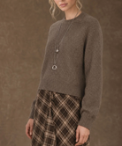 Alyson Cropped Crew in Root-Sweaters-27 Miles-Root-XS-Mercantile Portland