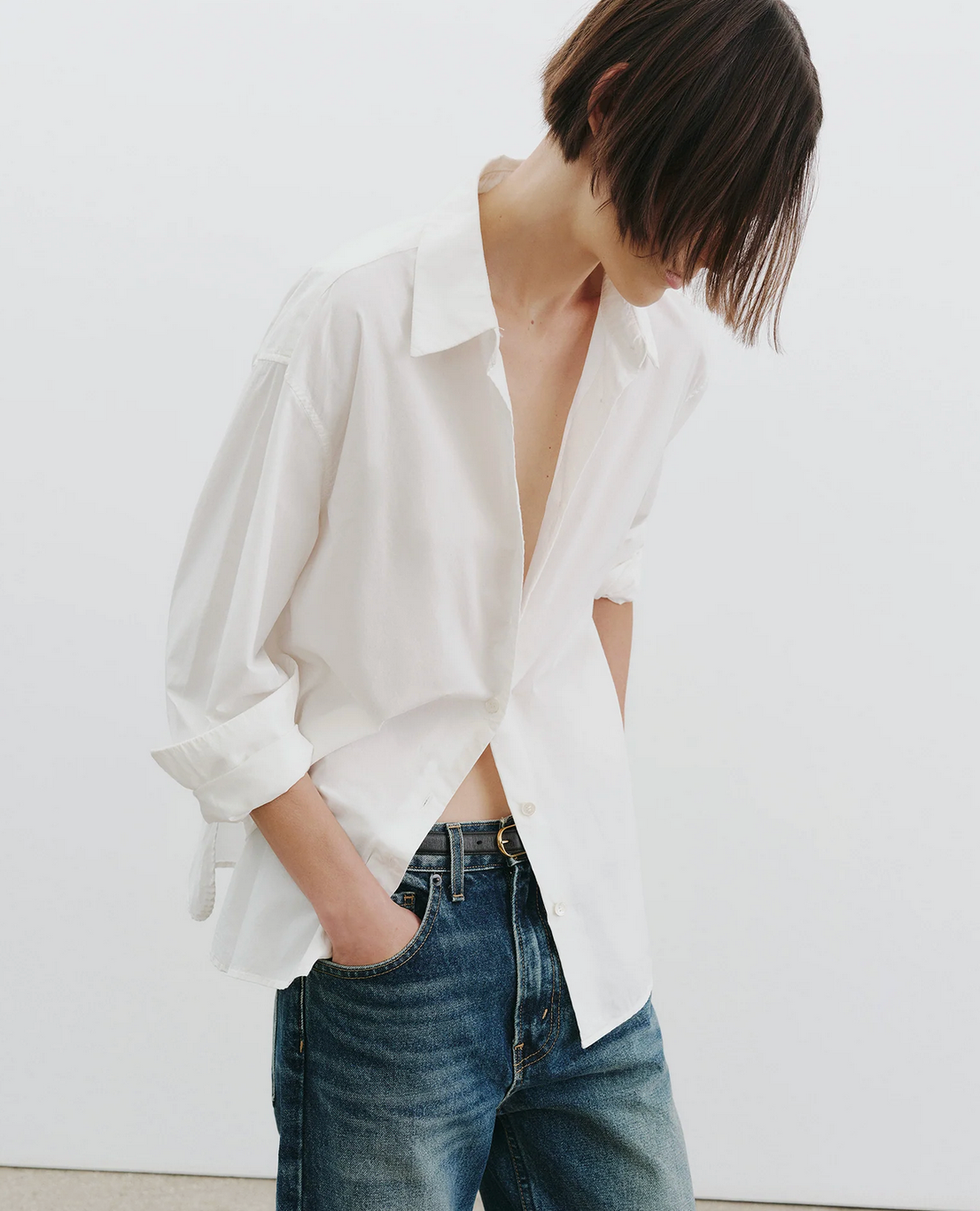 Amante Shirt in White-Shirts-Nili Lotan-White-XS-Mercantile Portland