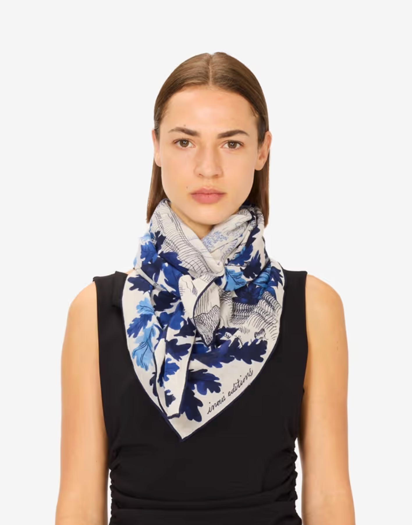 Amboise Scarf-Accessories-Inoui Editions-Blue-OS-Mercantile Portland
