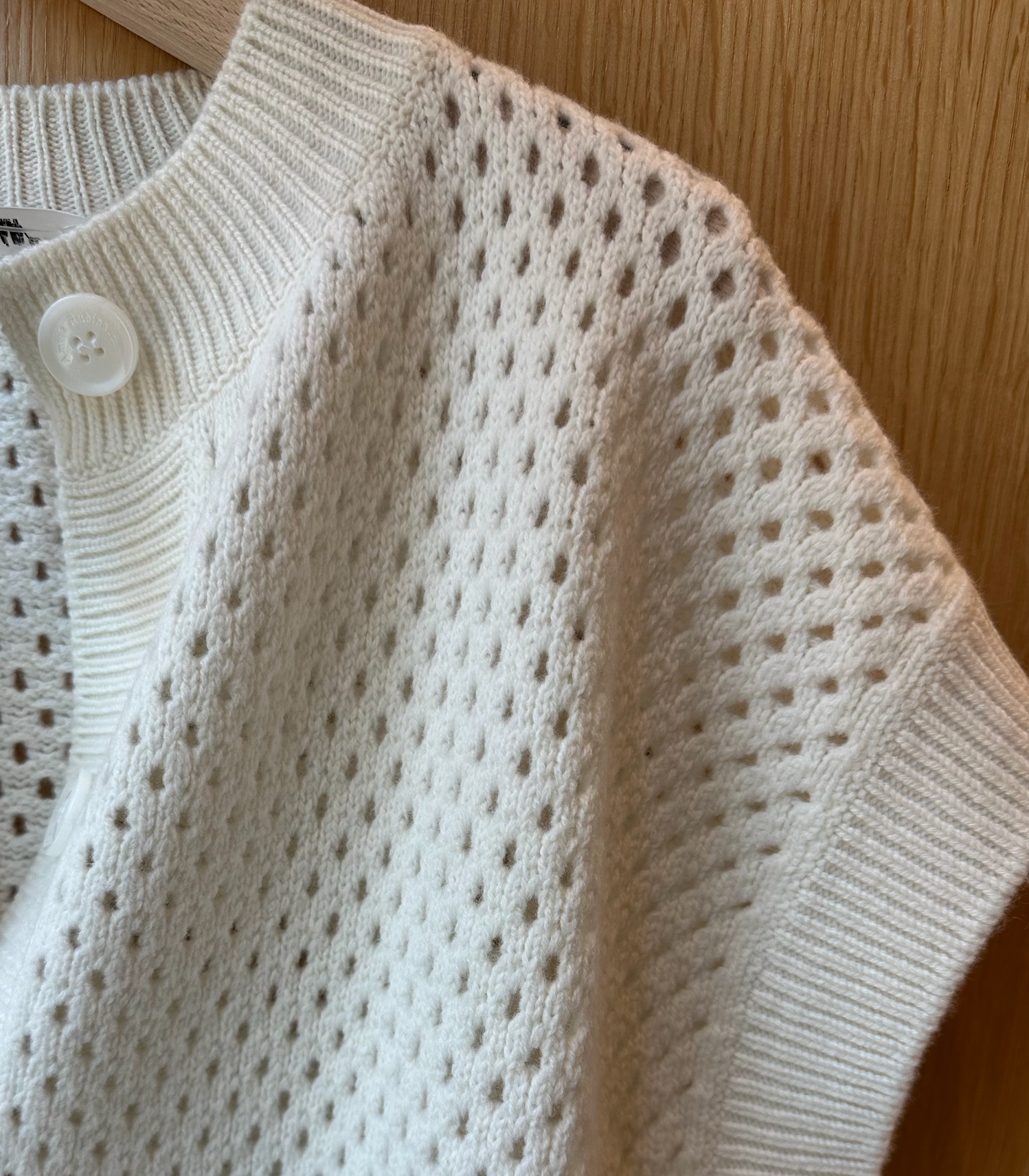 Amedeo Cap-Sleeve Cardigan-Sweaters-Amina Rubinacci-Bianco-38-Mercantile Portland