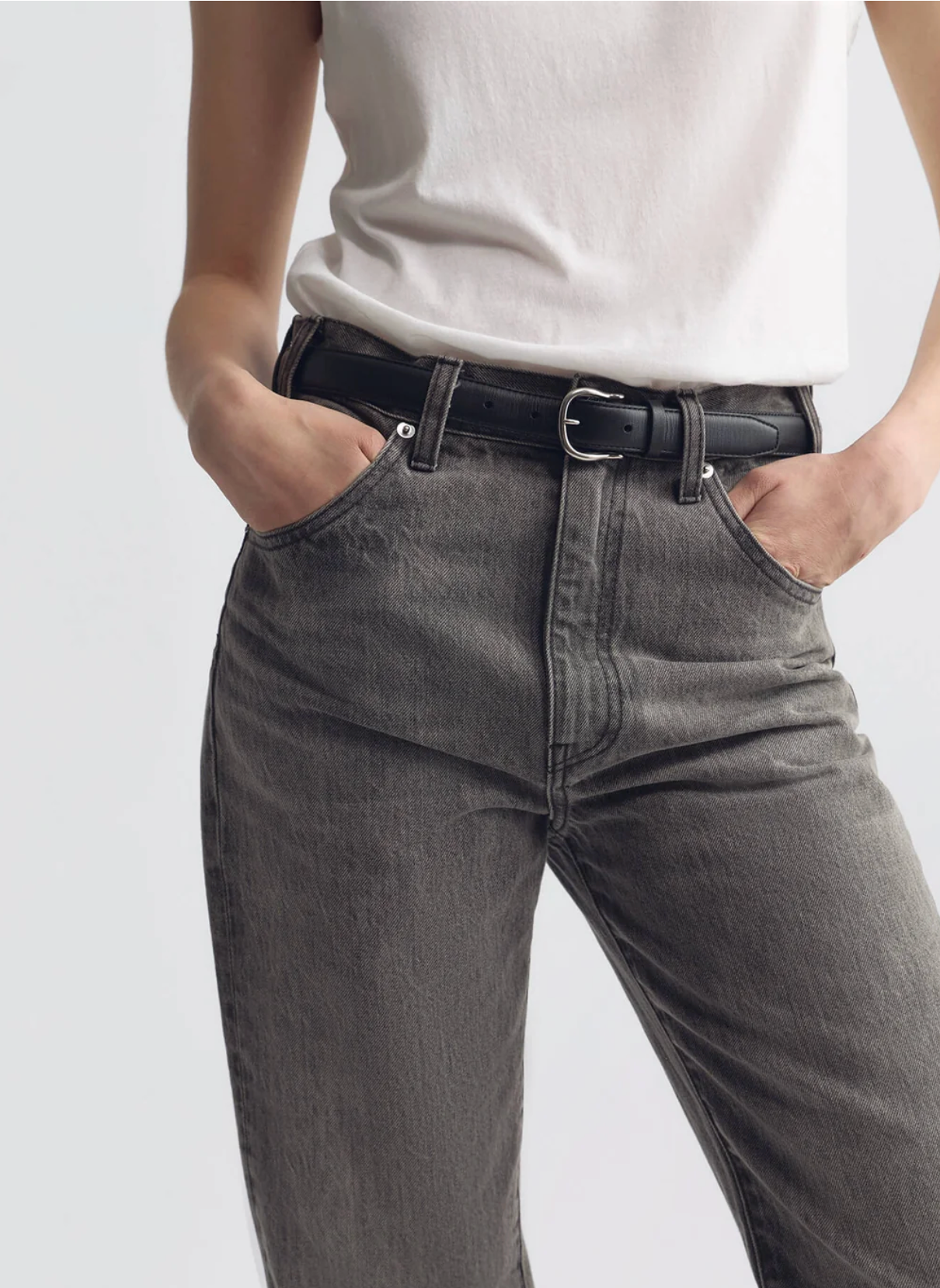 Amelia Belt in Black-Belts-Nili Lotan-Black-75-Mercantile Portland