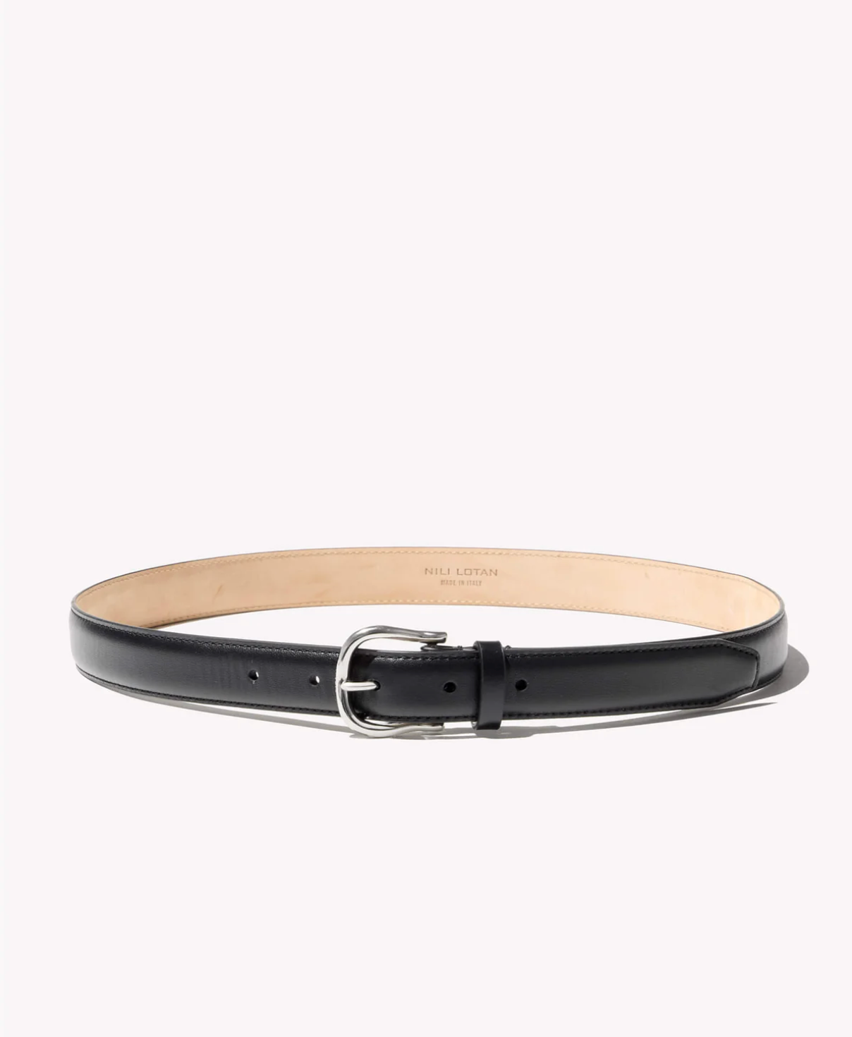 Amelia Belt in Black-Belts-Nili Lotan-Black-75-Mercantile Portland
