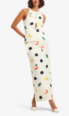 Amelia Top in Citrus Spots-Tops-LEO LIN-Citrus Spots-2-Mercantile Portland
