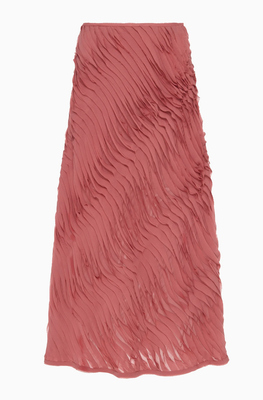 Amiko Midi Skirt in Chestnut-Skirts and Shorts-Ulla Johnson-Chestnut-4-Mercantile Portland