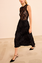 Amiko Midi Skirt in Noir-Skirts and Shorts-Ulla Johnson-Noir-6-Mercantile Portland
