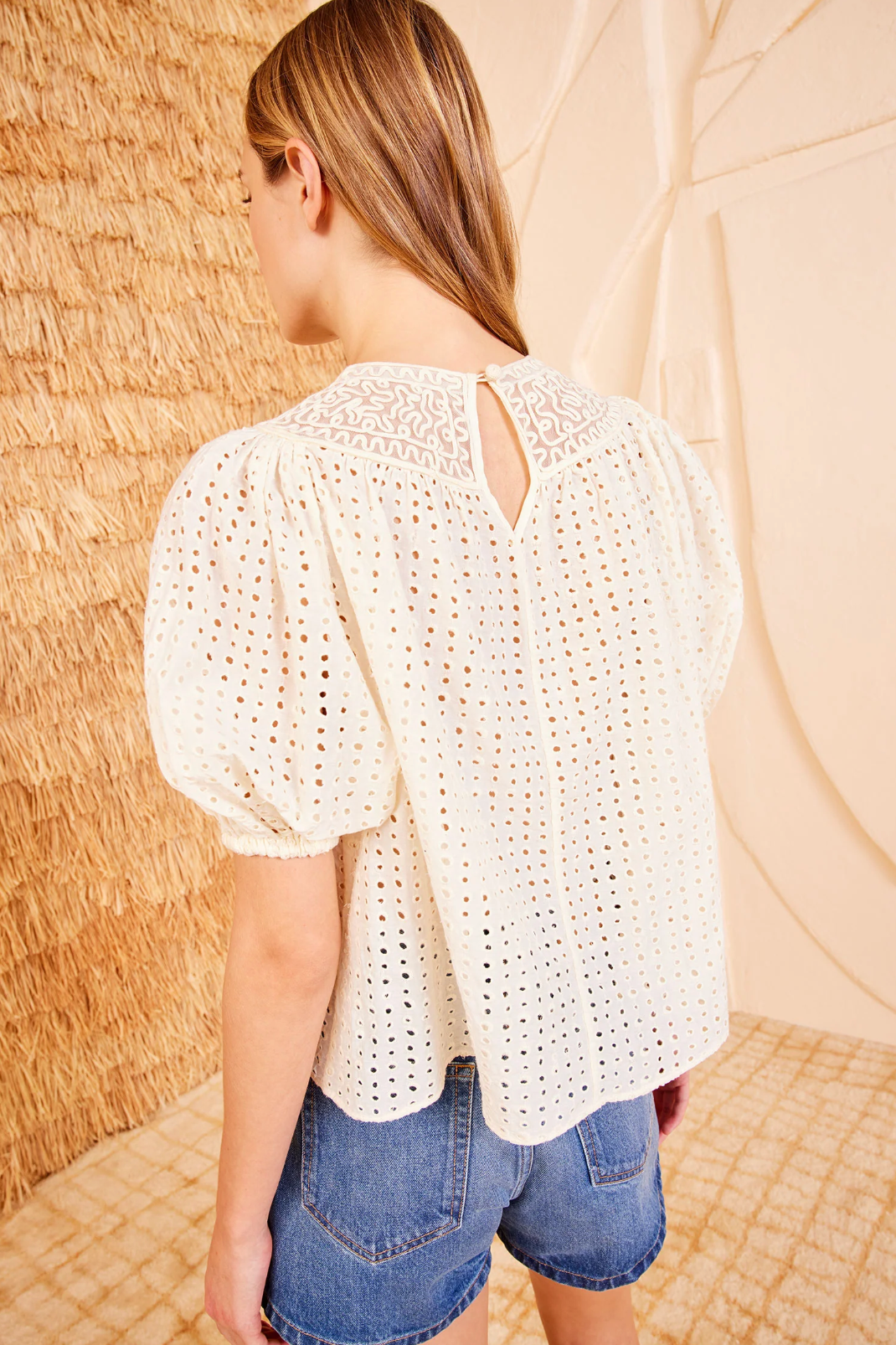 Amina Top-Clothing-Ulla Johnson-Ivory-00-Mercantile Portland