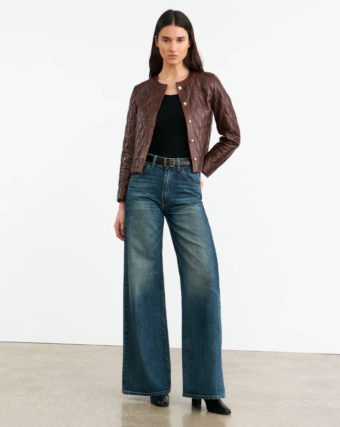 Amy Leather Jacket-Outerwear-Nili Lotan-Bordeaux-XS-Mercantile Portland