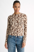 Animal Print Crew-Clothing-KINROSS-Sandstone-XS-Mercantile Portland