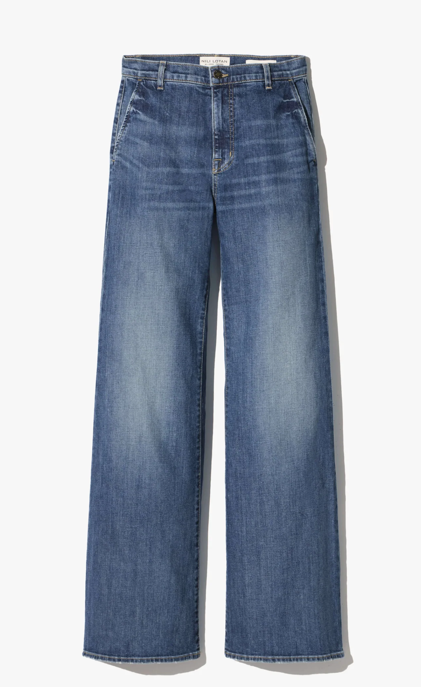 Anna Jean in Classic Wash-Denim-Nili Lotan-Classic Wash-31-Mercantile Portland