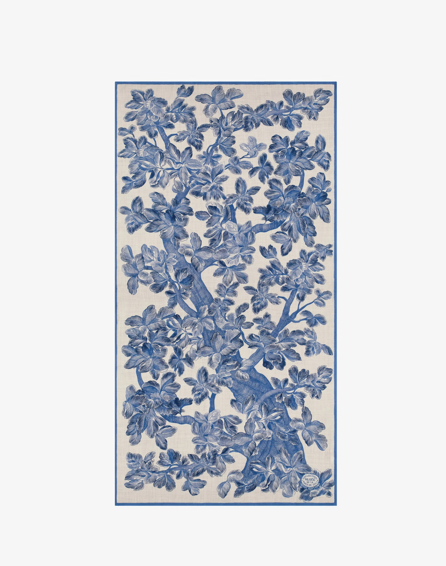 Arboris Scarf in Blue-Scarves and Wraps-Inoui Editions-Blue-OS-Mercantile Portland