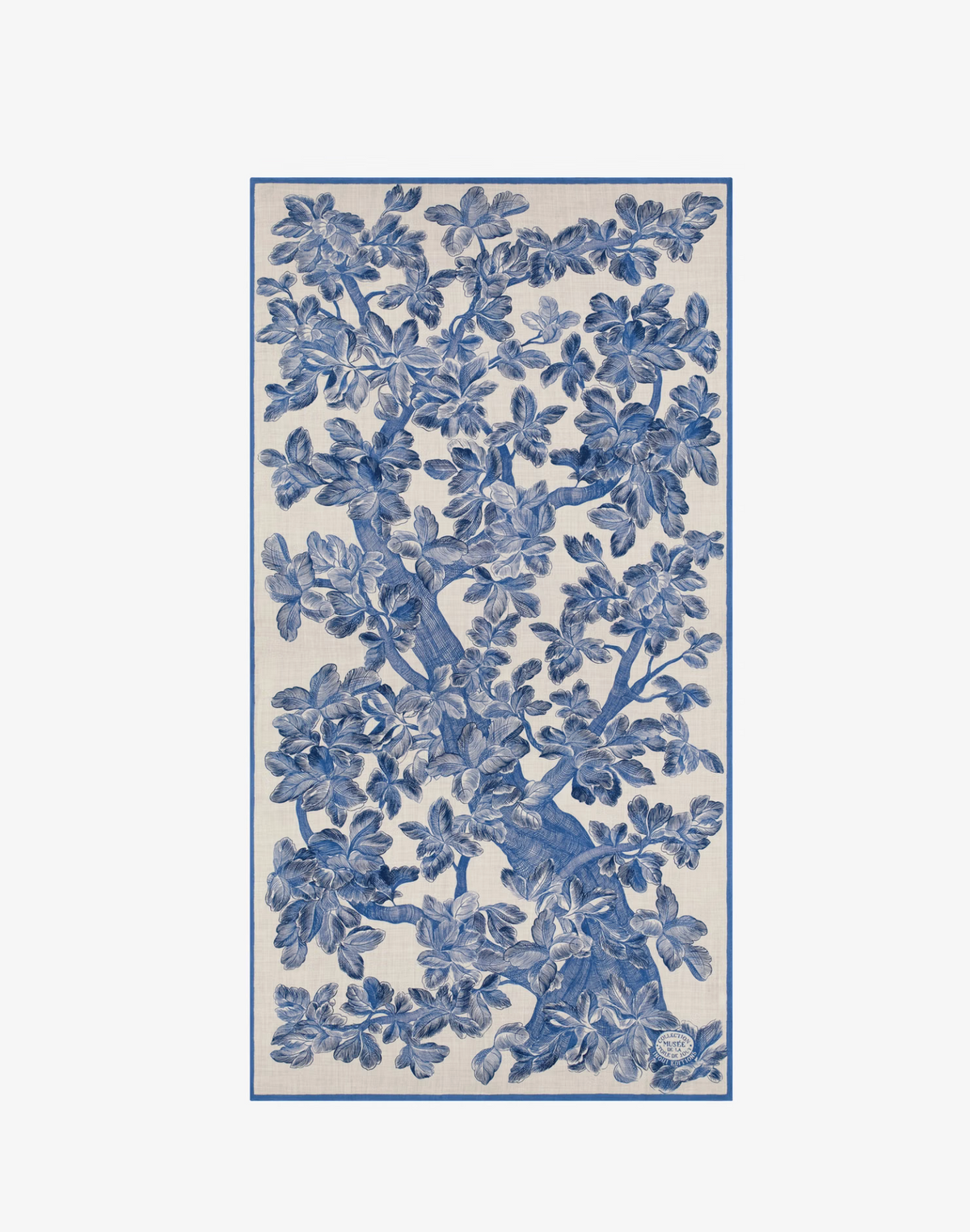 Arboris Scarf in Blue-Scarves and Wraps-Inoui Editions-Blue-OS-Mercantile Portland