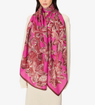 Arboris Scarf in Fuchsia-Scarves and Wraps-Inoui Editions-Fuchsia-OS-Mercantile Portland