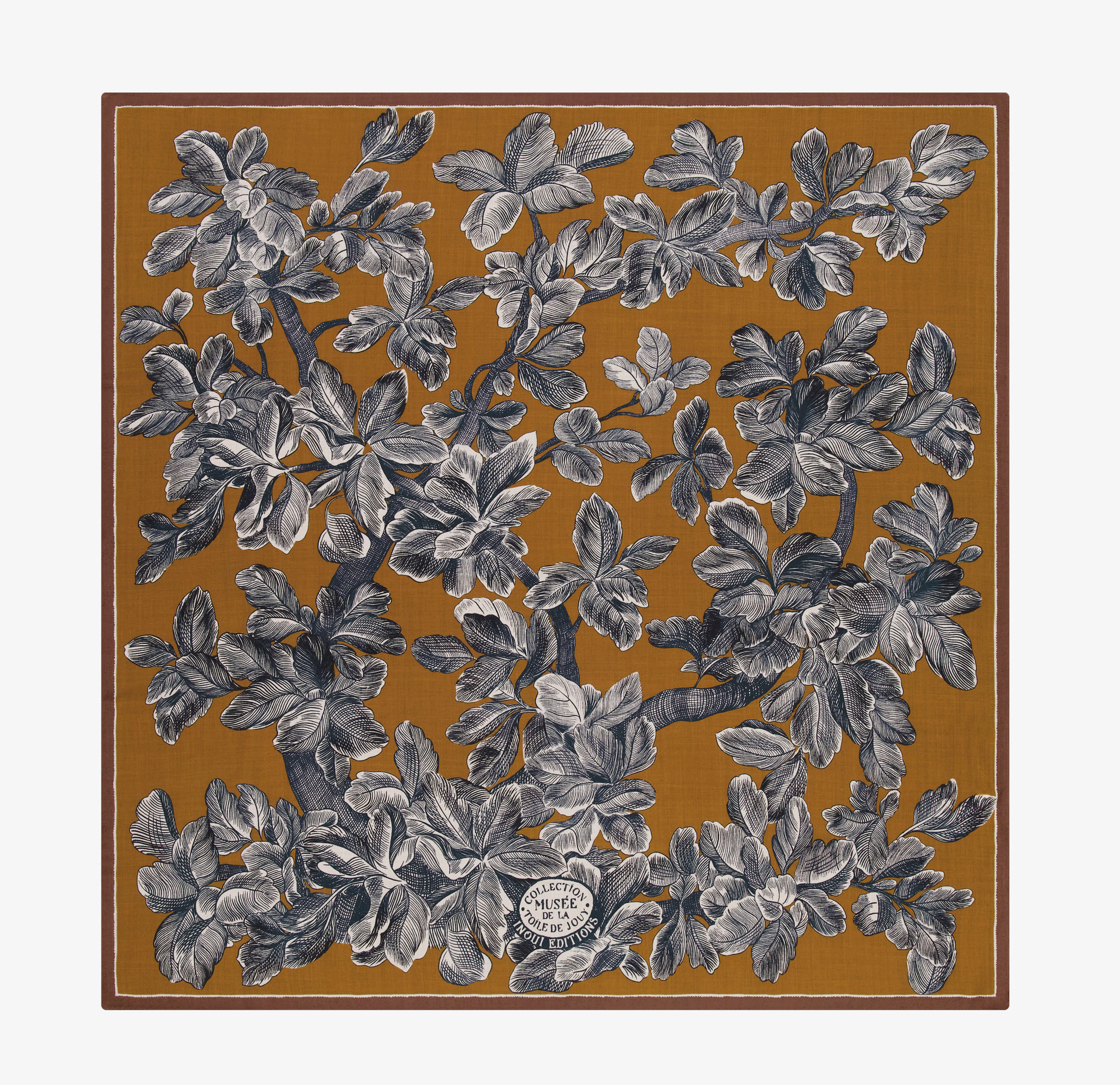 Arboris Square Scarf in Golden Brown-Inoui Editions-Golden Brown-OS-Mercantile Portland