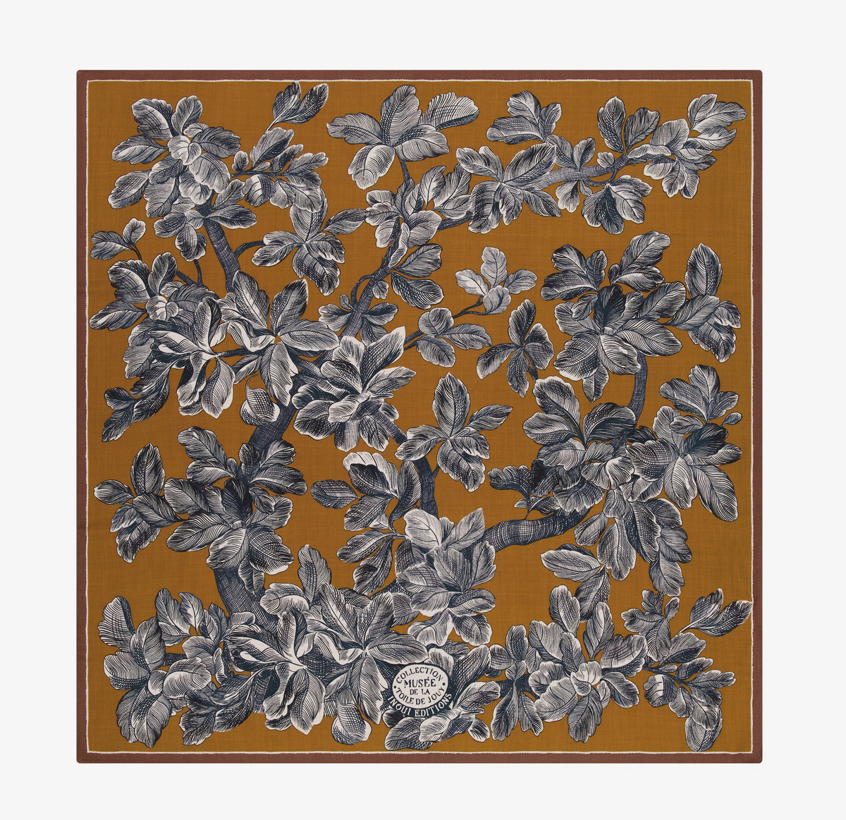 Arboris Square Scarf in Golden Brown-Inoui Editions-Golden Brown-OS-Mercantile Portland