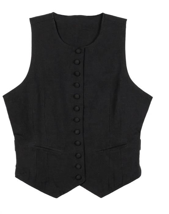 Argento Vest-Tops-Ciao Lucia-Black-XS-Mercantile Portland