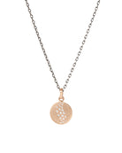Aria Rose Gold Circle Pendant-Jewelry-Rene Escobar-Mercantile Portland