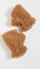 Ariel Bouclette Fingerless Gloves-Accessories-APPARIS-Hazelnut-OS-Mercantile Portland
