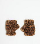 Ariel Fingerless Gloves in Leopard-Gloves-Apparis-Leopard-OS-Mercantile Portland