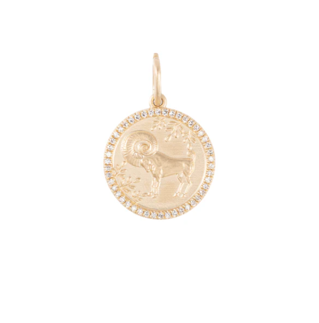 Aries Charm-Jewelry-Zofia Day-Yellow Gold-OS-Mercantile Portland