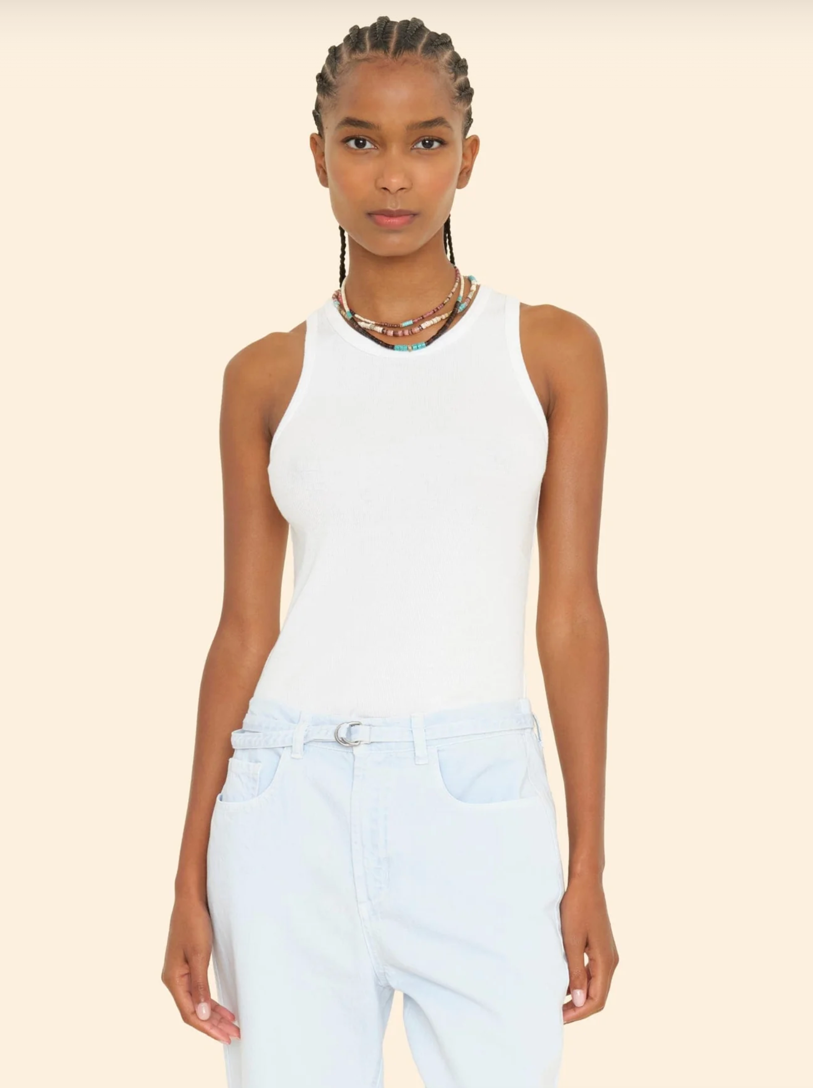 Arynn Tank Top-Tops-Xirena-White-XS-Mercantile Portland