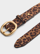Audrey Calf Hair Belt-Belts-Rag & Bone-Leopard Calf Hair-S-Mercantile Portland