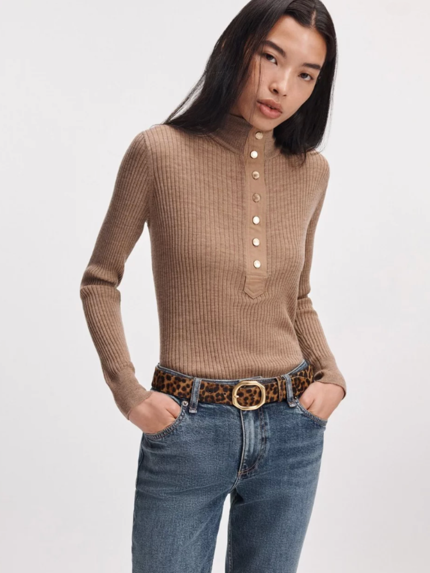 Audrey Calf Hair Belt-Belts-Rag & Bone-Leopard Calf Hair-S-Mercantile Portland
